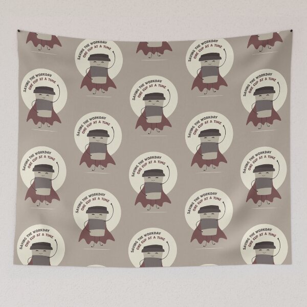 Item preview, Coffee Superhero in the Workplace designed and sold by iamKaye.