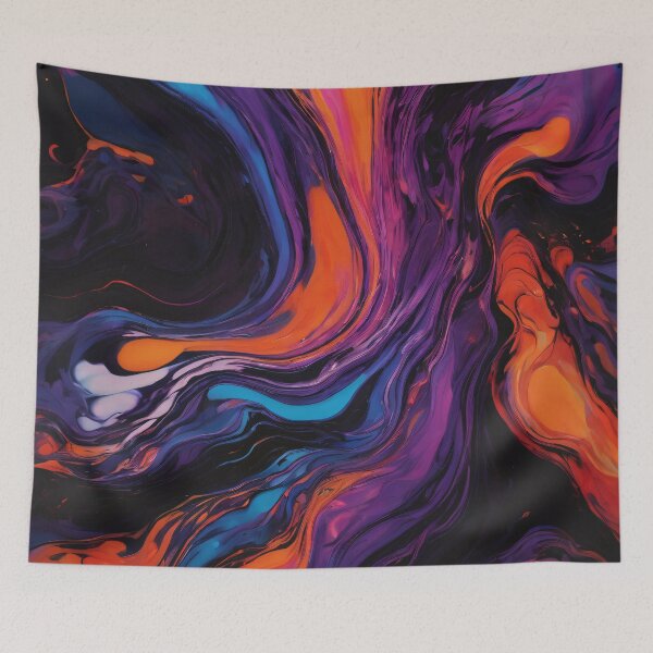 Item preview, Cosmic Nebulae Fluid Abstract Art designed and sold by SeamPix.