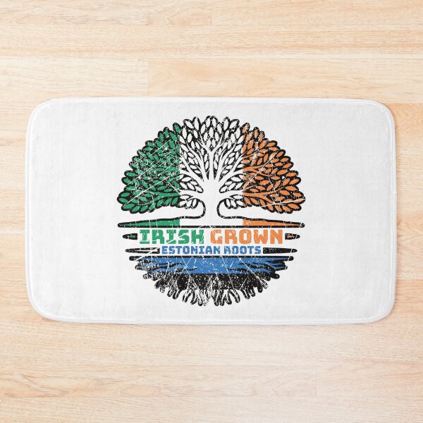 Item preview, Estonia Estonian Irish Ireland Tree Roots Flag designed and sold by FlagX.