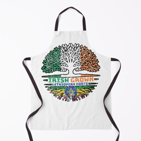 Item preview, Ethiopia Ethiopian Irish Ireland Tree Roots Flag designed and sold by FlagX.