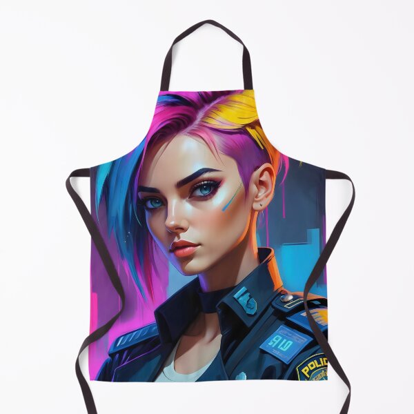 Item preview, Cyberpunk Female Police Officer designed and sold by papi1998.