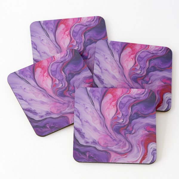 Item preview, Amethyst Dream Fluid Abstract Art designed and sold by SeamPix.