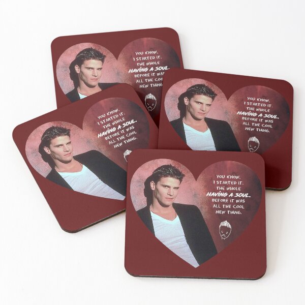 Item preview, Angel Buffy the Vampire Slayer Heart designed and sold by katesredbubbles.