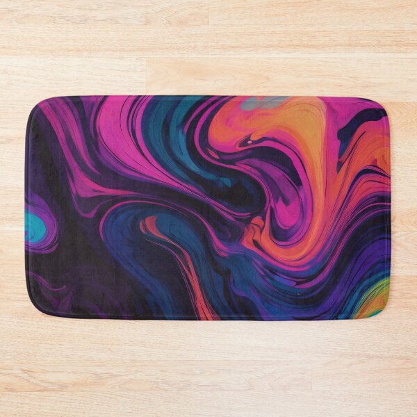 Item preview, Electric Mirage Fluid Abstract Art designed and sold by SeamPix.