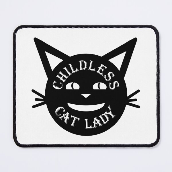 Item preview, Childless Cat Lady Funny Cat Face Design designed and sold by TheRainFamily.