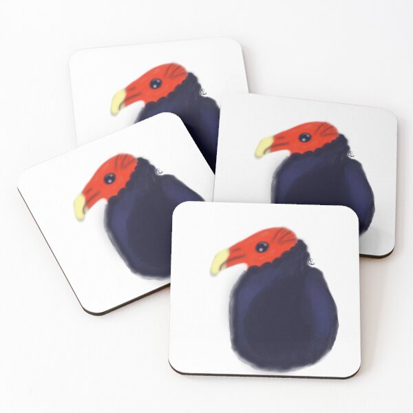 Item preview, Turkey vulture headshot designed and sold by CatswellCreats.