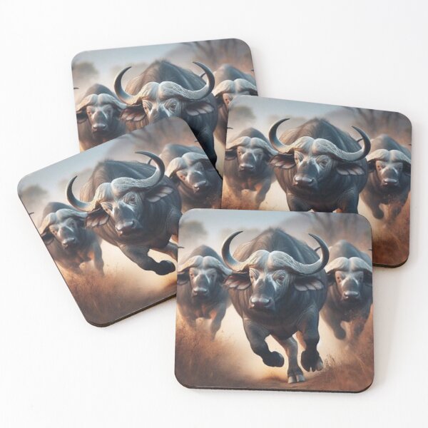 Item preview, Buffalo in motion designed and sold by BonoloStore.