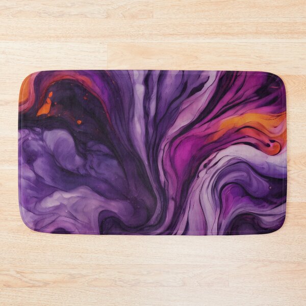 Item preview, Amethyst Inferno Fluid Abstract Art designed and sold by SeamPix.