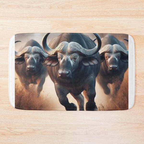 Item preview, Buffalo in motion designed and sold by BonoloStore.