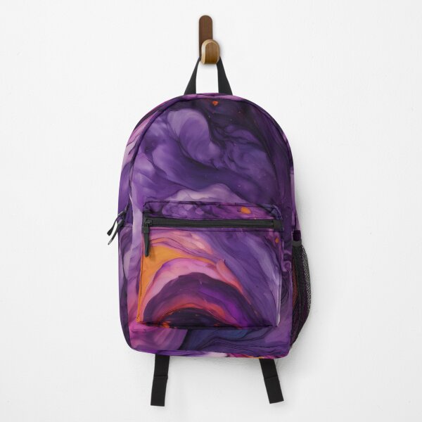 Item preview, Amethyst Inferno Fluid Abstract Art designed and sold by SeamPix.