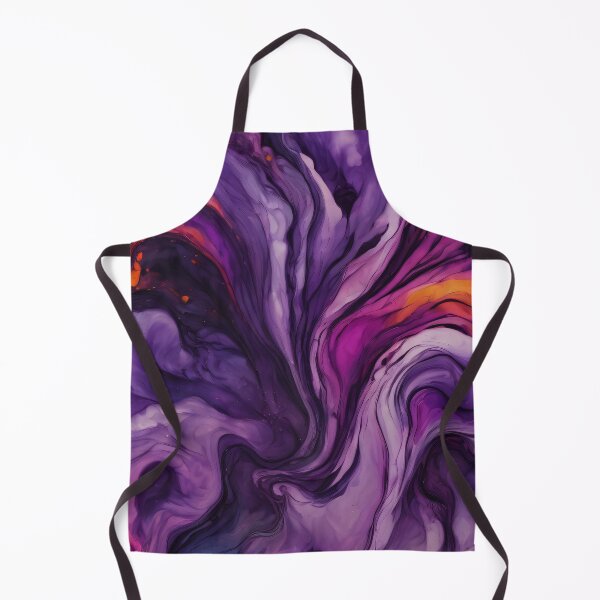 Item preview, Amethyst Inferno Fluid Abstract Art designed and sold by SeamPix.