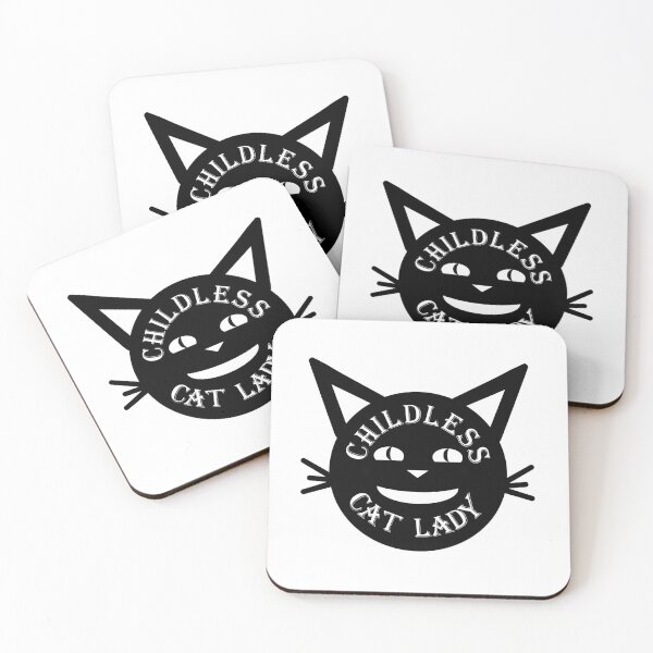 Item preview, Childless Cat Lady Funny Cat Face Design designed and sold by TheRainFamily.