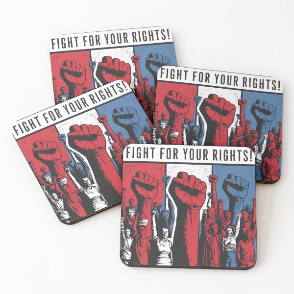 Item preview, Fight for your rights designed and sold by tee-blah-blah.