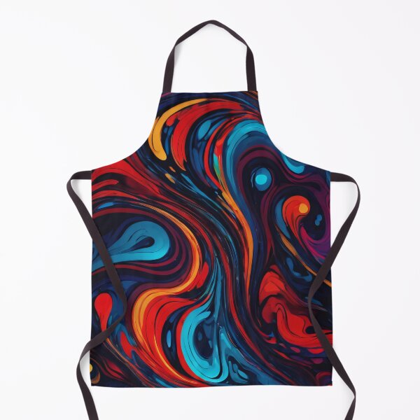Item preview, Crimson Nebula Fluid Abstract Art designed and sold by SeamPix.