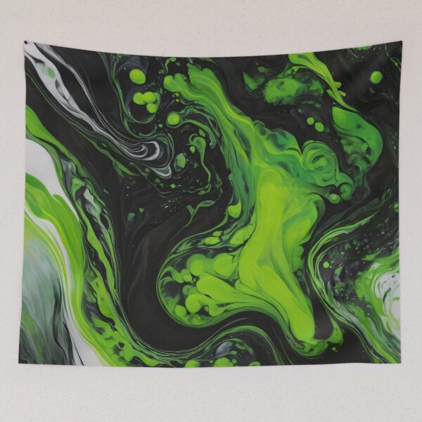 Item preview, Verdant Abyss Fluid Abstract Art designed and sold by SeamPix.