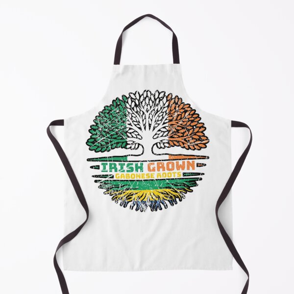 Item preview, Gabon Gabonese Irish Ireland Tree Roots Flag designed and sold by FlagX.