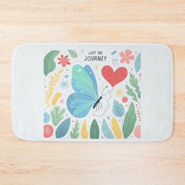 Item preview, Blue Butterfly finding a red Heart Jot The Journey designed and sold by Nanthanon.