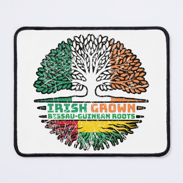 Item preview, Guinea-Bissau Bissau-Guinean Irish Ireland Tree Roots Flag designed and sold by FlagX.