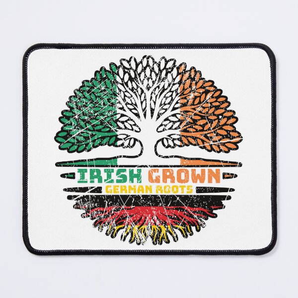 Item preview, German Germany Irish Ireland Tree Roots Flag designed and sold by FlagX.