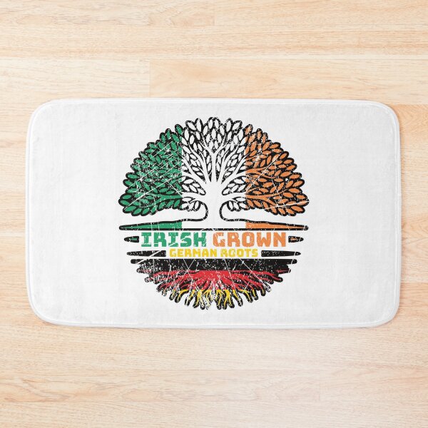 Item preview, German Germany Irish Ireland Tree Roots Flag designed and sold by FlagX.