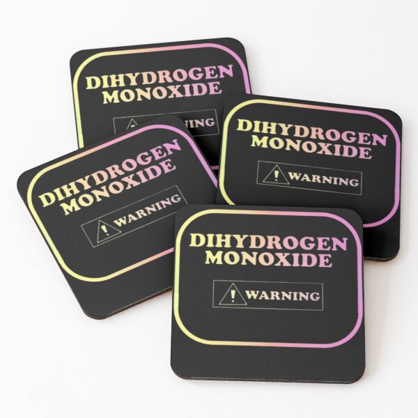 Item preview, dihydrogen monoxide. designed and sold by swiftbinaries.