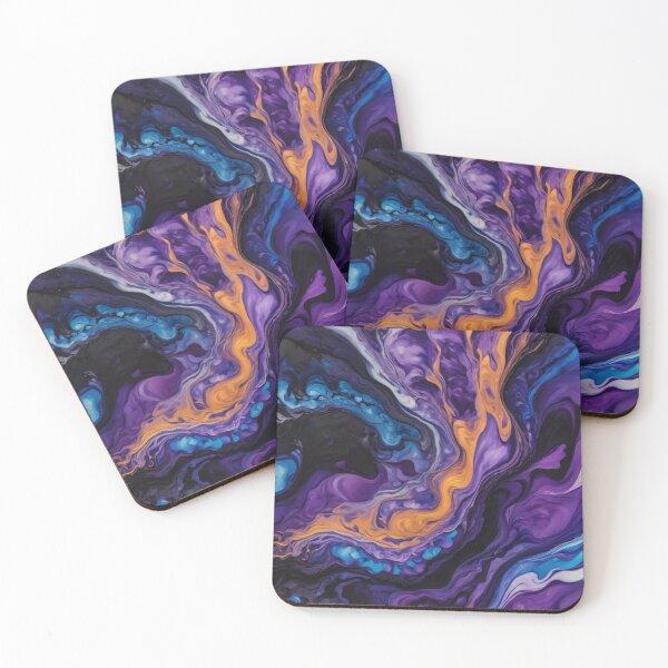 Item preview, Cosmic Tapestry Fluid Abstract Art designed and sold by SeamPix.
