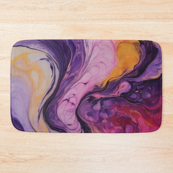 Item preview, Amethyst Nebula Fluid Abstract Art designed and sold by SeamPix.