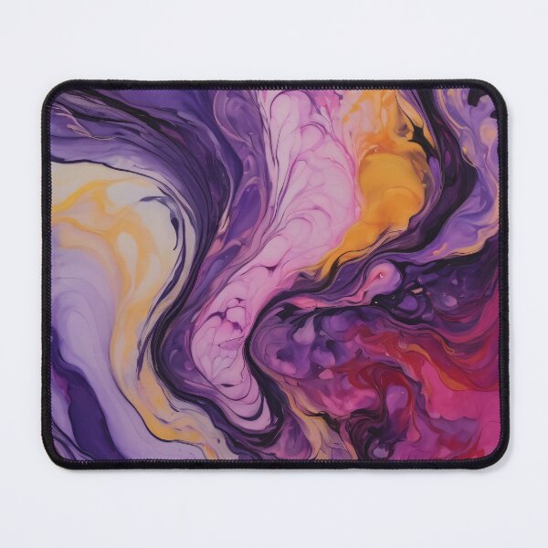 Item preview, Amethyst Nebula Fluid Abstract Art designed and sold by SeamPix.