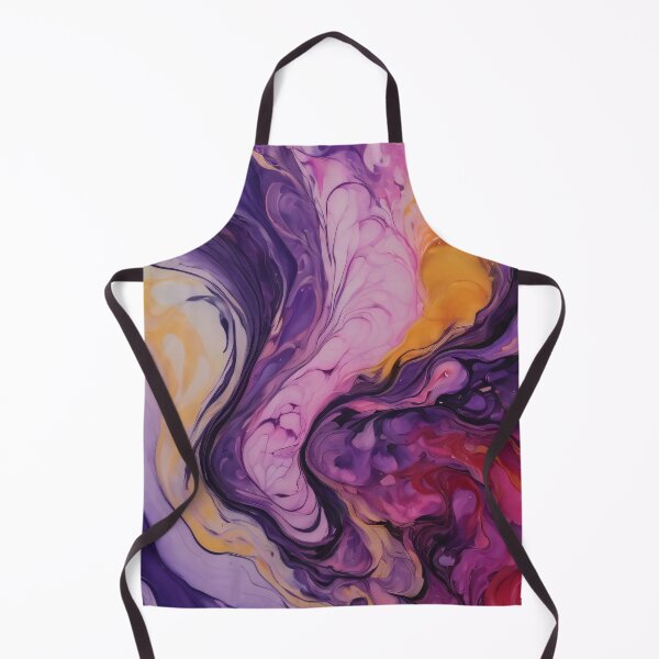 Item preview, Amethyst Nebula Fluid Abstract Art designed and sold by SeamPix.