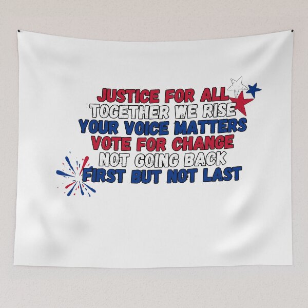 Item preview, Justice for all for all, together we rise, your voice matters designed and sold by FitEnvy.