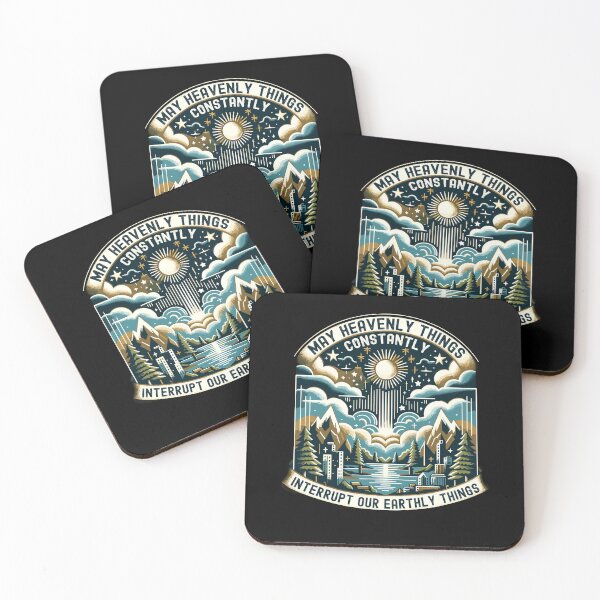 Item preview, May Heavenly Things Constantly Interrupt Our Earthly Things designed and sold by Dressed For  Duty.