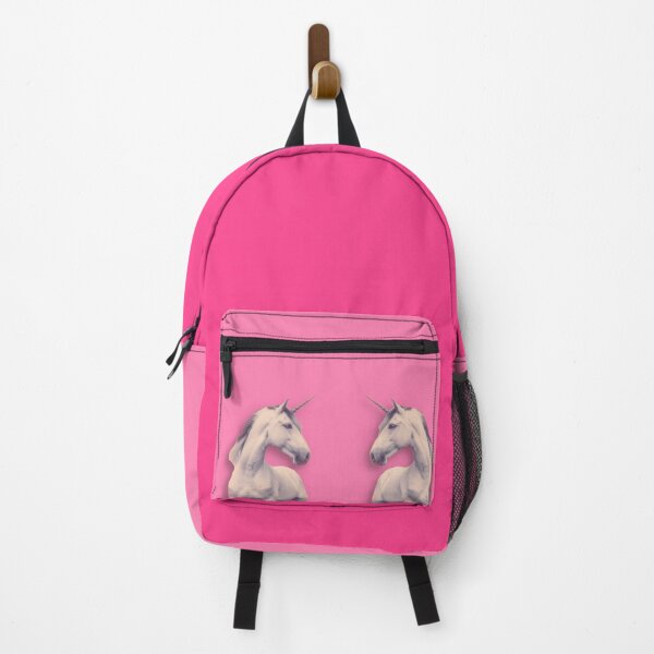Artikelvorschau, Rosa Rucksack im Einhorn-Stil für die Schule entworfen und verkauft von Richenda.
