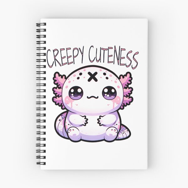 Item preview, Creepy Cute Weirdcore Pastel Goth Grunge Creepy Cuteness Axolotl designed and sold by dreamsagellc.