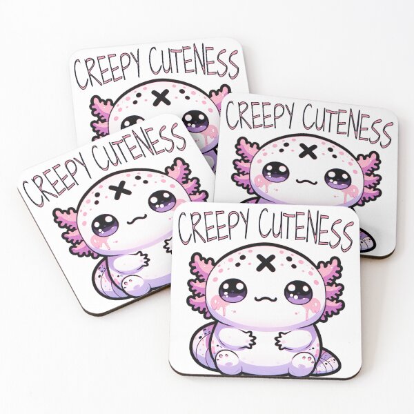 Item preview, Creepy Cute Weirdcore Pastel Goth Grunge Creepy Cuteness Axolotl designed and sold by dreamsagellc.