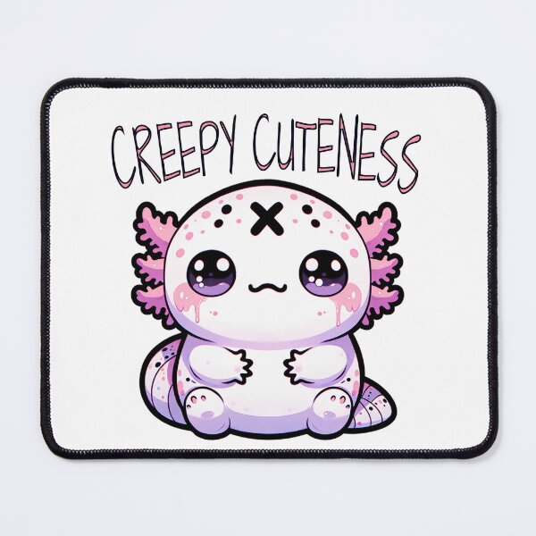 Item preview, Creepy Cute Weirdcore Pastel Goth Grunge Creepy Cuteness Axolotl designed and sold by dreamsagellc.