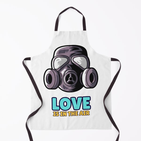 Item preview, Toxic Love | Love is in the Air - Gas Mask with Ironic Design and Three-Dimensional Style designed and sold by tuschollos.