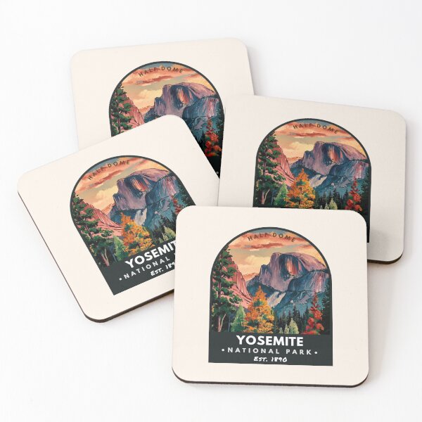 Item preview, Yosemite National Park, Vintage travel designed and sold by PinkandP.