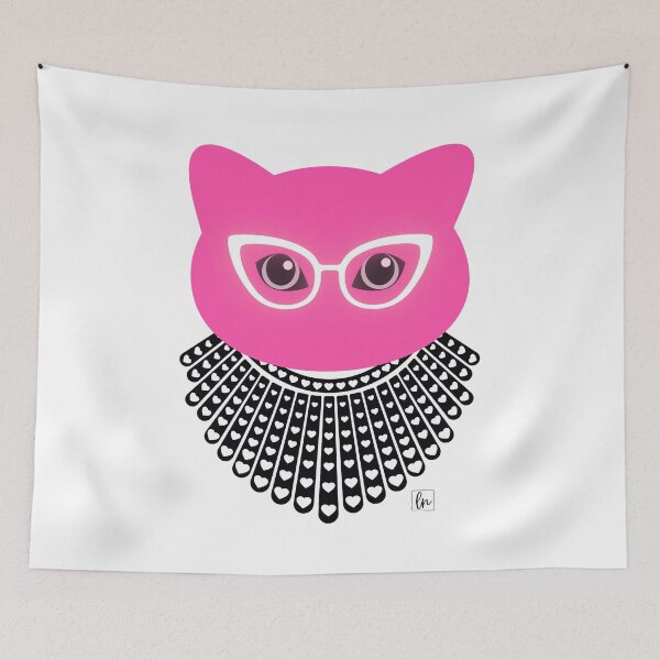 Item preview, Dissent Cat (Light Background) designed and sold by LyndaNoel Design.
