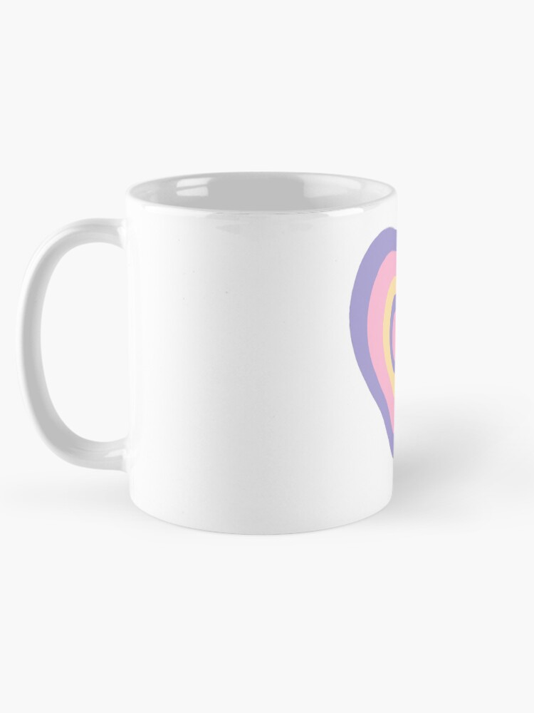 Thumbnail 5 of 6, Coffee Mug, Soft Heart Rippled designed and sold by MinezJi15.