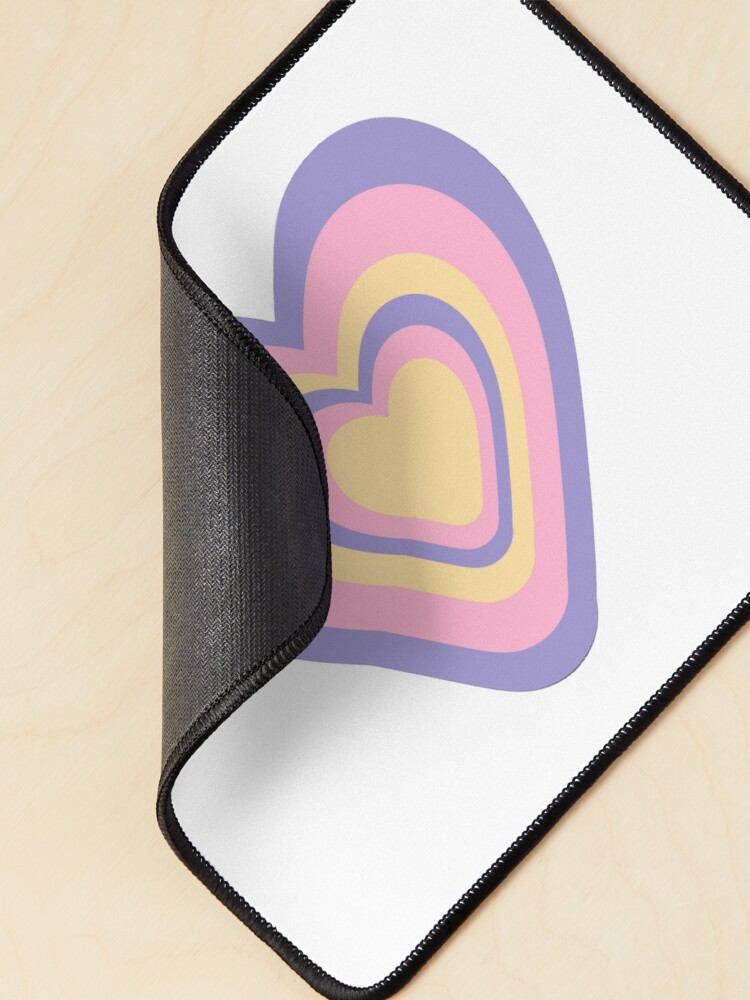 Thumbnail 2 of 5, Mouse Pad, Soft Heart Rippled designed and sold by MinezJi15.