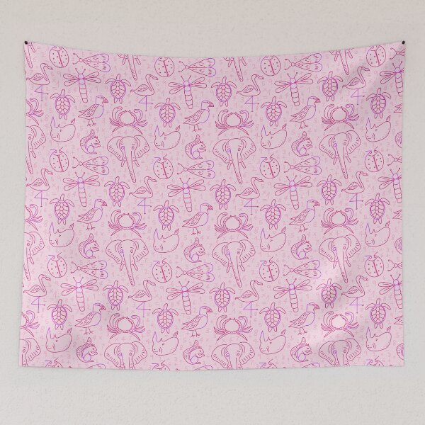 Item preview, Number Zoo The Return in light pink designed and sold by TessaPeartree.