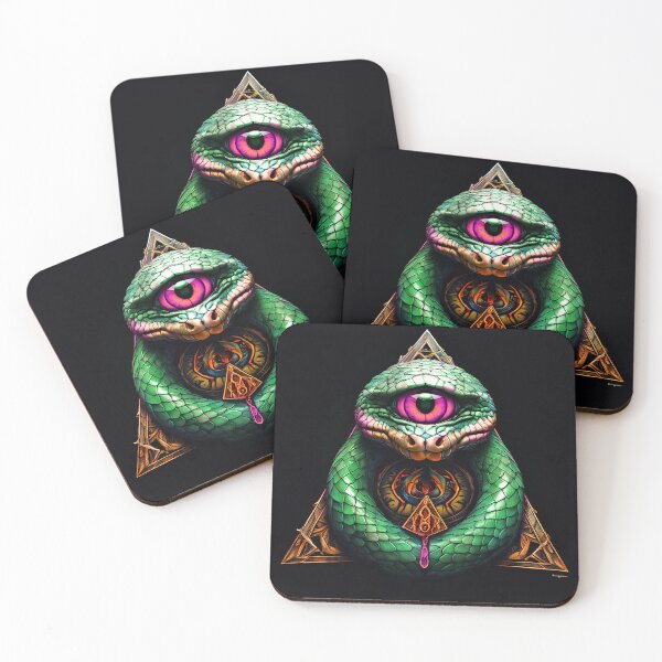Item preview, snake triangle 2024 tileartwork designed and sold by tileartwork.