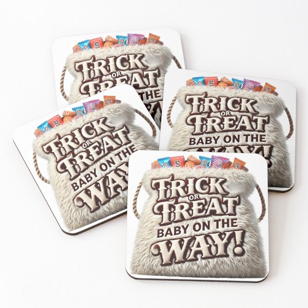 Item preview, Trick or Treats Baby Announcement - Halloween Candy Themed Baby Announcement for October designed and sold by StyLeHi.
