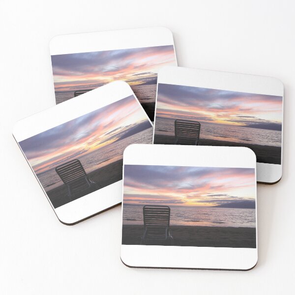 Item preview, Maui Sunset with Beach Chair designed and sold by Susan Rice.