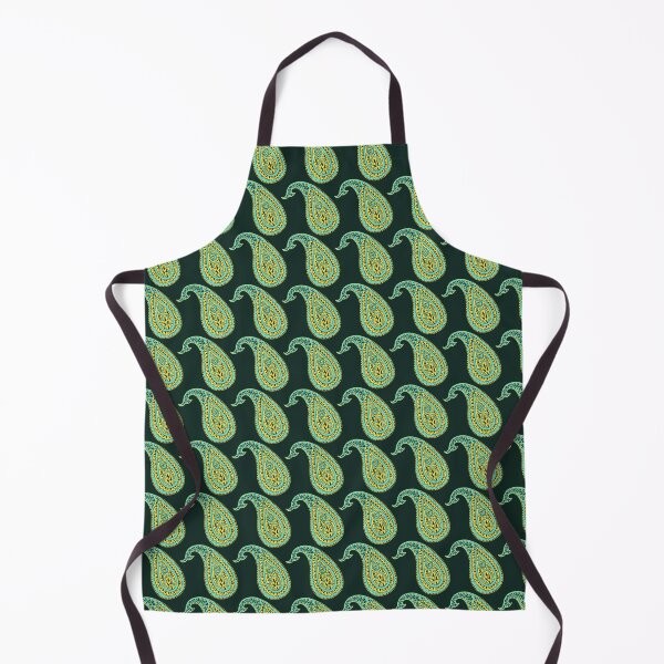 Item preview, Dark Green and Teal Boho Paisley Pattern designed and sold by paldronma.