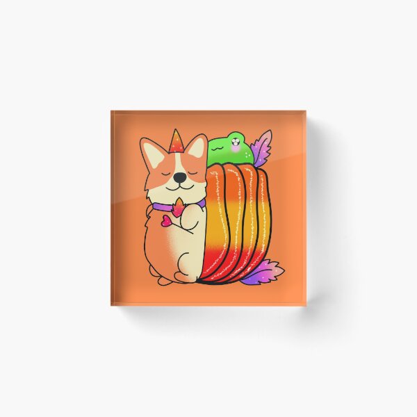 Item preview, Corgi and frog coolest pumpkin in the patch halloween designed and sold by Quacktails.