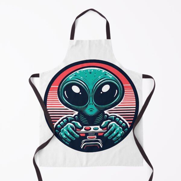 Item preview, Alien Gamer designed and sold by NerdRetroverse.