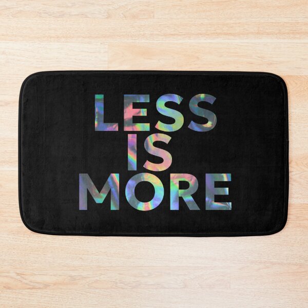 Item preview, Holographic Less is more designed and sold by FitEnvy.