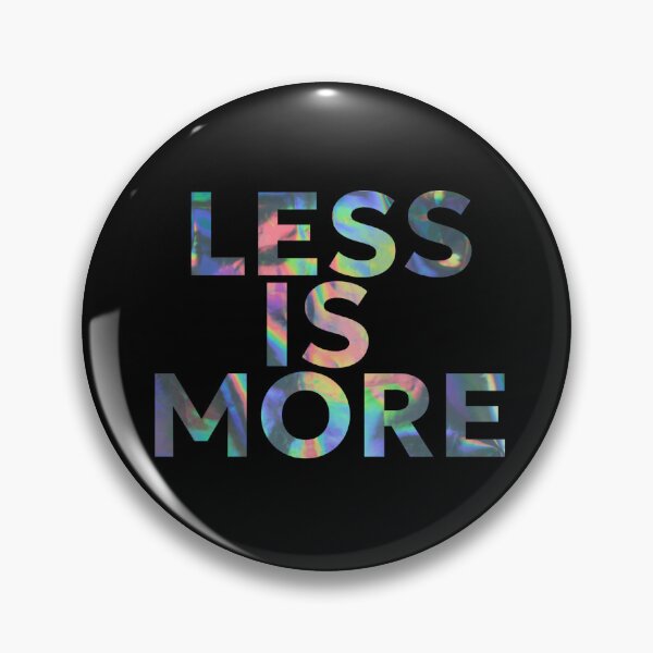 Item preview, Holographic Less is more designed and sold by FitEnvy.