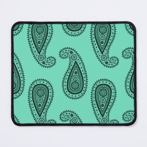 Item preview, Green and Teal Vintage Paisley Pattern designed and sold by paldronma.